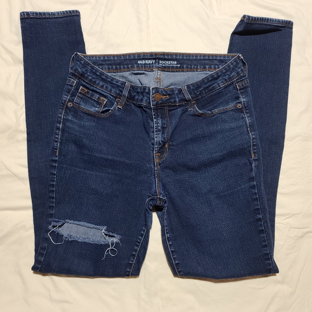 Old Navy Rockstar Ripped Jeans